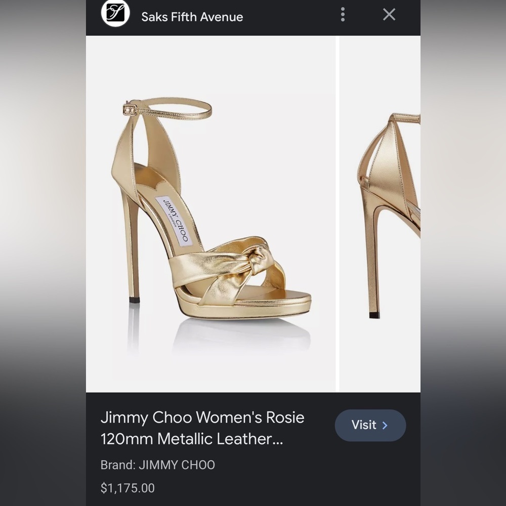 ‼️$1175 JIMMY CHOO HEELS‼️ - Picture 2 of 10